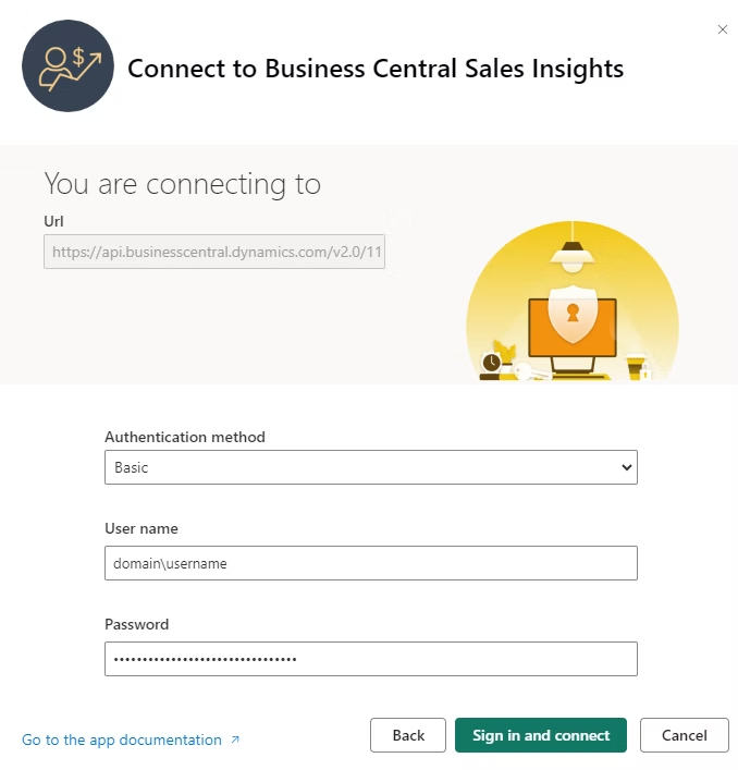 On-Premises Connect to Business Central Insights 2.png