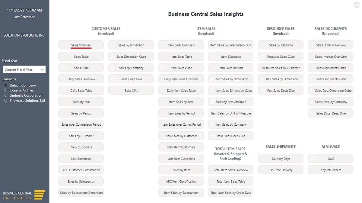 Business Central Sales Insights - Home.png